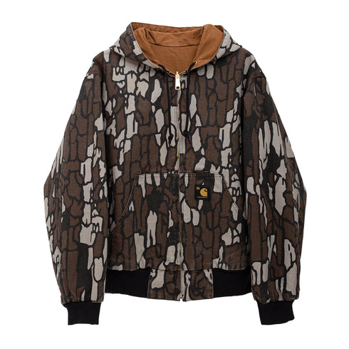 Carhartt 50 Years Anniversary OG Active Jacket Canvas Hamilton Brown/ Camo Trebark 4068584389146 Front Reverse Degliuberti