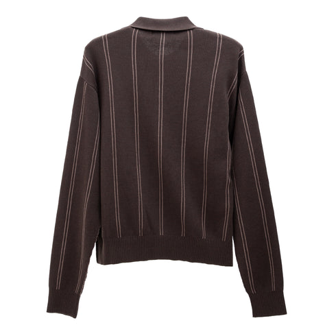 Mfpen Formal Cardigan Bisquit Stripe M325-064 5740019248790 Back Degliuberti