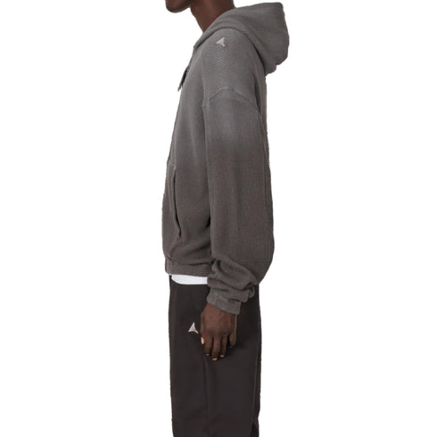 ROA Hiking - Bee Sun Faded Organic Waffle Zip Up Hoodie