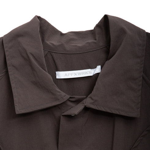 AFFXWRKS Adaptive Coat Shale Brown SS24CO1 Degli Uberti