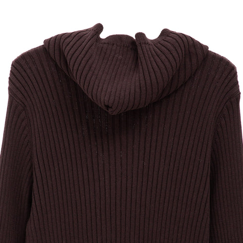 AFFXWRKS Knit Hoodie Russet FW24KN02 Degli Uberti
