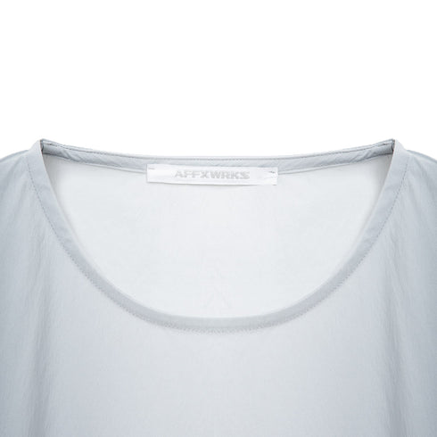 AFFXWRKS Shell Pullover Mineral Grey SS24ML04 Degli Uberti