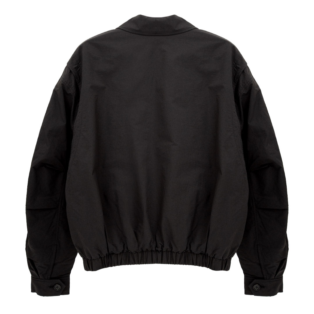 Amomento Padded Cotton Nylon Jumper Black – Degli Uberti