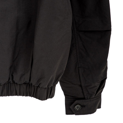 Amomento Padded Cotton Nylon Jumper Black AM24FWM04JP Degli Uberti