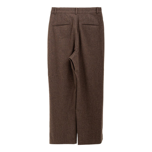 Amomento Wool Martin Pants Brown AM24FWM10PT Degli Uberti