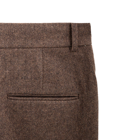 Amomento Wool Martin Pants Brown AM24FWM10PT Degli Uberti