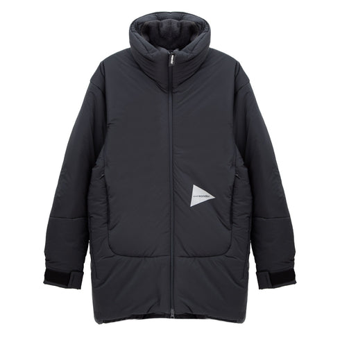 And Wander Top Fleece Coat Charcoal Degli Uberti