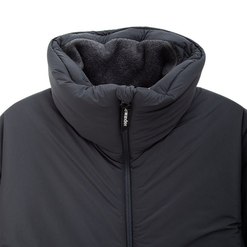 And Wander Top Fleece Coat Charcoal Degli Uberti
