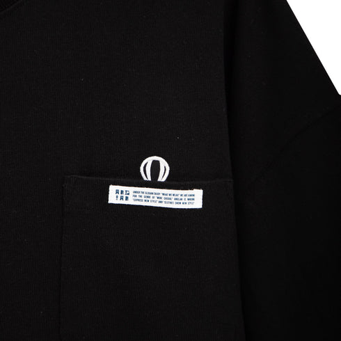 Anglan Hidden Wappen Pocket Half Tee Black 6109100010 Degli Uberti