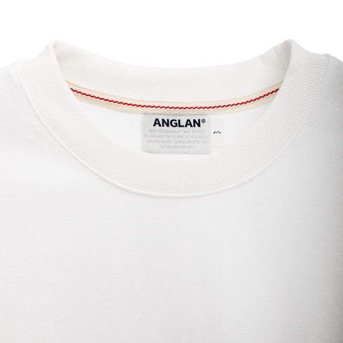 Anglan Hidden Wappen Pocket Half Tee White 6109100010 Degli Uberti