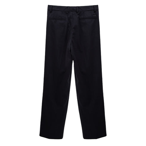 Norse Projects Benn Relaxed Cotton Wool Twill Pleated Trouser Black N25-03959999 Degli Uberti