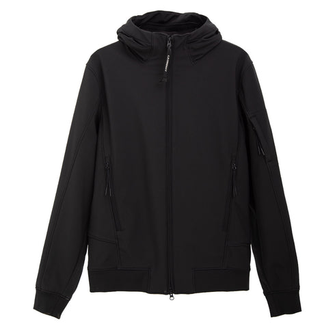 C.P. Company C.P. Shell Detachable Hood Jacket Black 999 15CMOW003A006097A335 Degli Uberti