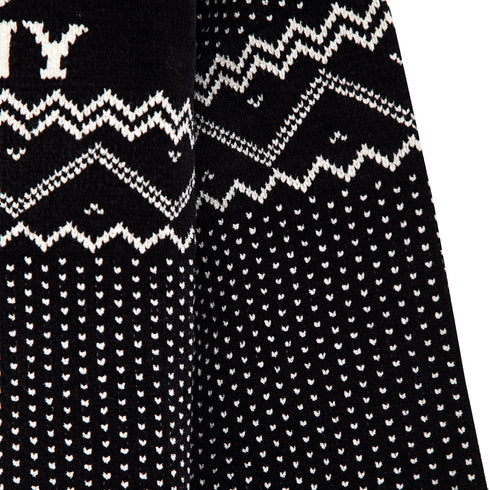 C.P. Company Chenille Cotton Jacquard Knit Black 999 15CMKN063A Degli Uberti