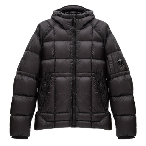 C.P. Company D.D Shell Hooded Down Jacket Black 999 15CMOW211A Degli Uberti