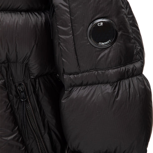 C.P. Company D.D Shell Hooded Down Jacket Black 999 15CMOW211A Degli Uberti