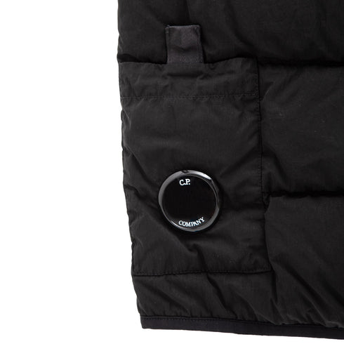 C.P. Company Eco-Chrome R Down Vest Black 999 15CMOW030A Degli Uberti