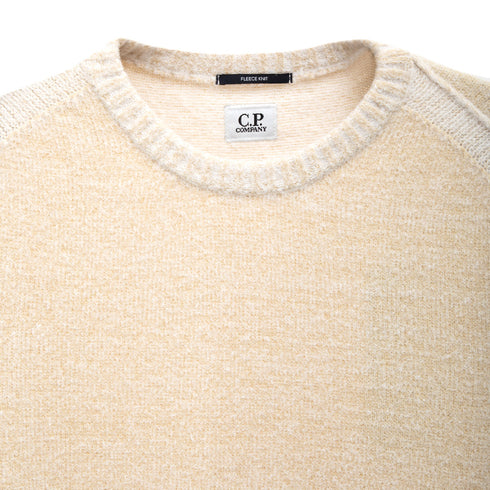 C.P. Company Fleece Knit Jumper Mojave Desert 317 15CMKN197A Degli Uberti