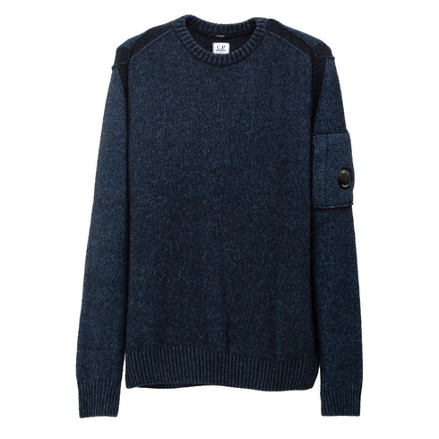 C.P. Company Fleece Knit Jumper Riviera 818 15CMKN197A Degli Uberti