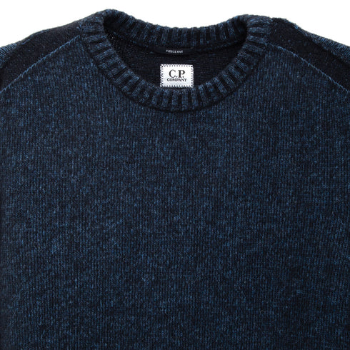 C.P. Company Fleece Knit Jumper Riviera 818 15CMKN197A Degli Uberti