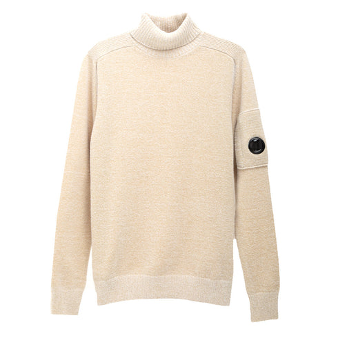 C.P. Company Fleece Knit Roll Neck Mojave Desert 317 15CMKN224A Degli Uberti