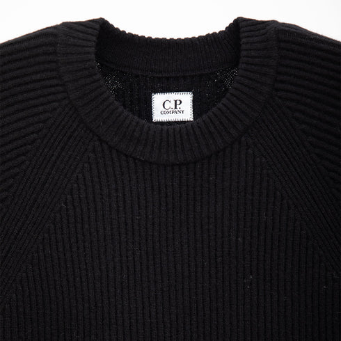 C.P. Company Lambswool GRS Crewneck Full Knit 17CMKN052A-110149A Degli Uberti