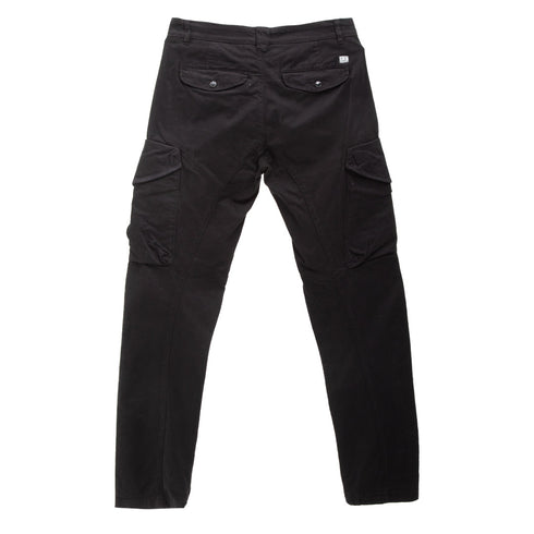 C.P. Company Stretch Sateen Ergonomic Pants Black 999 15CMPA058A Degli Uberti