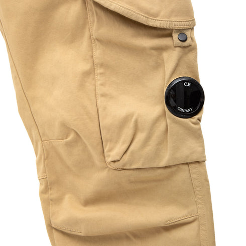 C.P. Company Stretch Sateen Ergonomic Pants Mojave Desert 317 15CMPA058A Degli Uberti