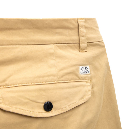C.P. Company Stretch Sateen Ergonomic Pants Mojave Desert 317 15CMPA058A Degli Uberti