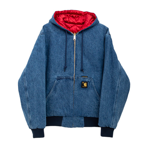 Carhartt 50 Years Anniversary OG Active Jacket Canvas Blue/USA Red 4068584347306 Front Degliuberti