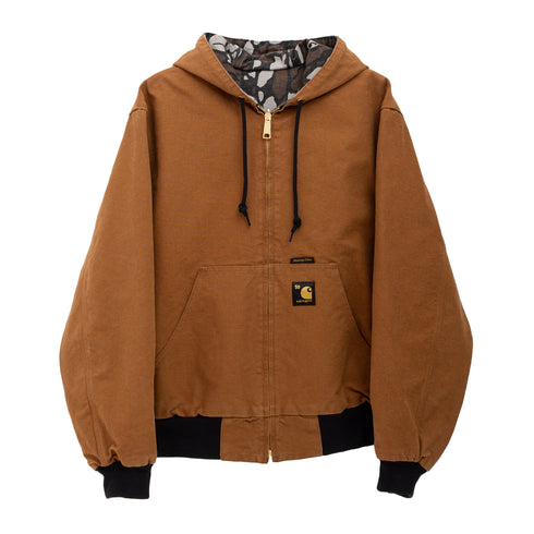 Carhartt 50 Years Anniversary OG Active Jacket Canvas Hamilton Brown/ Camo Trebark 4068584389146 Front Degliuberti