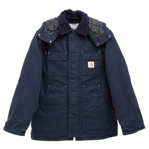 Carhartt Ambel Coat Deep Night/Deep Night I035616 4068584327162 Front Degliuberti