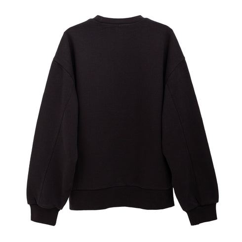 Carhartt Detroit Sweatshirt Black Stone Washed I035547 4068584323805 back Degliuberti