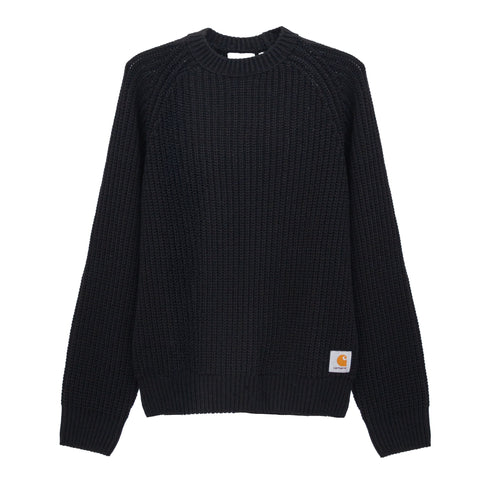 Carhartt Firth Sweater Black I035388 4068584224607 Front Degliuberti