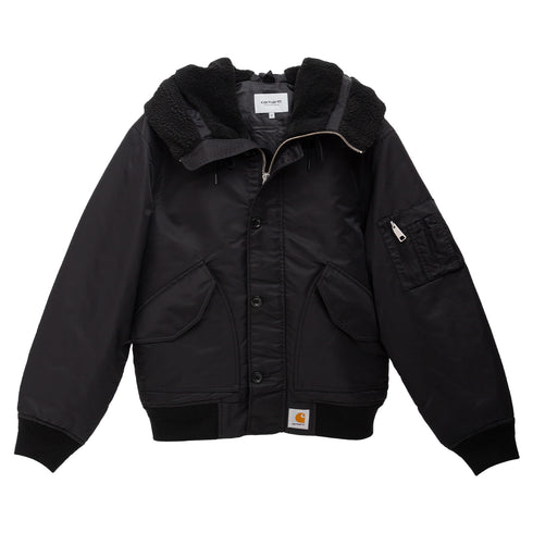 Carhartt Hd Oltera Bomber Black/Black I035309 4068584300592 Front Degliuberti