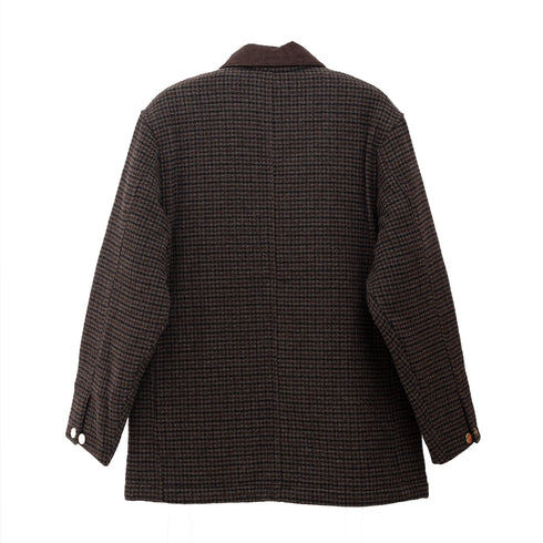 Carhartt Lowis Chore Coat Lowis Houndstooth/Vitola Heather I035344 4068584305078 Back Degliuberti