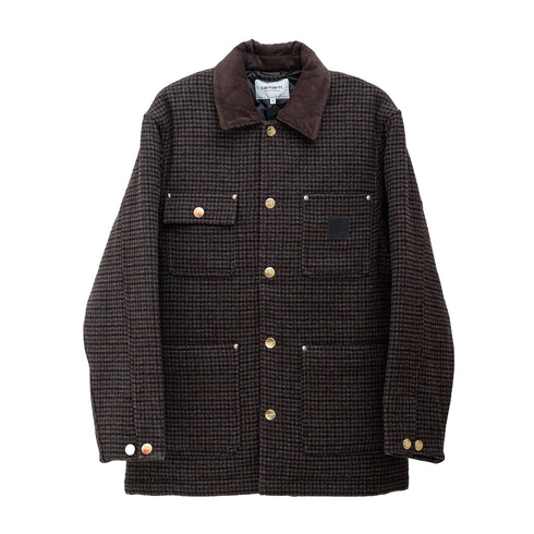 Carhartt Lowis Chore Coat Lowis Houndstooth/Vitola Heather I035344 4068584305078 Front Degliuberti