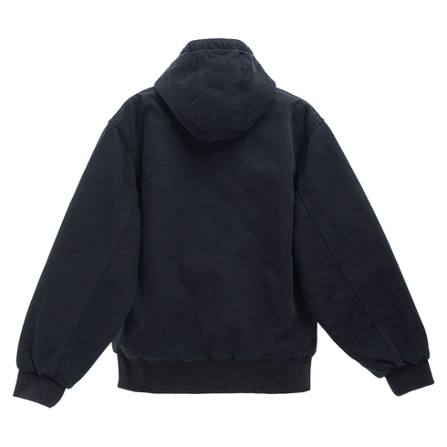 Carhartt OG Active Jacket Black Stone Canvas I035891 4068584343919 Back Degliuberti