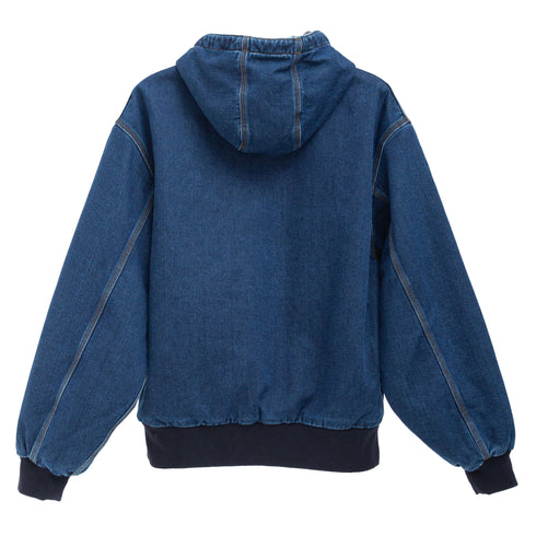 Carhartt OG Active Jacket Blue Stone Washed I032232 4064958661689 Back Degliuberti