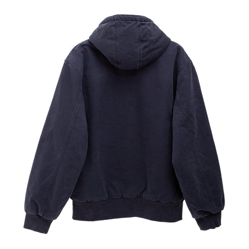 Carhartt OG Active Jacket Dark Navy Stone Canvas I035891 4068584343971 Back Degliuberti