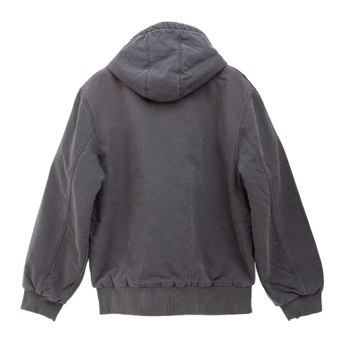 Carhartt OG Active Jacket Graphite Stone Canvas I035891 4068584343971 Back Degliuberti