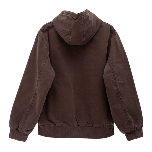 Carhartt OG Active Jacket Tobacco Stone Canvas I035891 4068584343971 Back Degliuberti