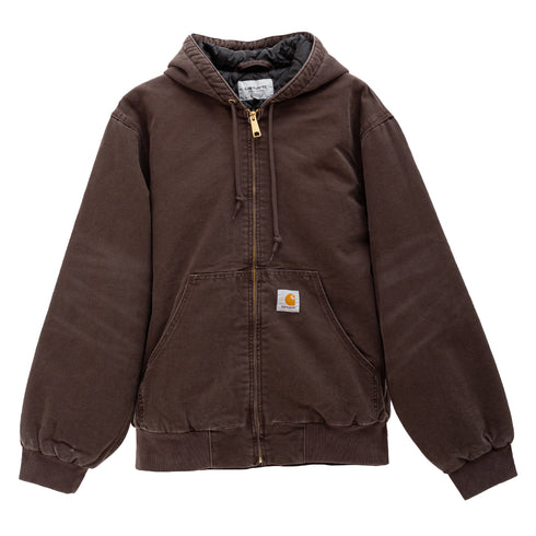 Carhartt OG Active Jacket Tobacco Stone Canvas I035891 4068584343971 Front Degliuberti