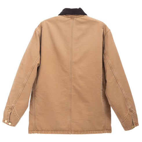 Carhartt OG Chore Coat Hamilton Brown/Tobacco Stone Canvas I035613 4068584326363 Back Degliuberti