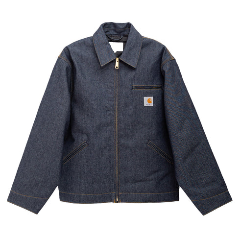 Carhartt OG Detroit Jacket Blue Rigid I036259 4068584377624 Front Degliuberti