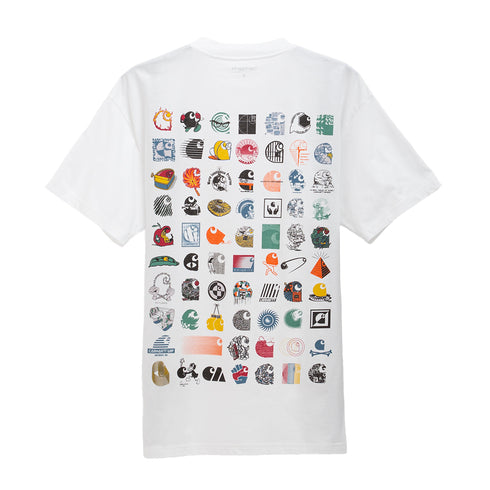 Carhartt S/S C Logo Archive T-Shirt White I035439 4068584312427 Back Degliuberti