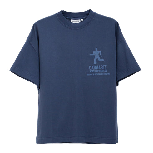 Carhartt S/S Distance T-Shirt Jupiter Stone Dyed I035449 4068584314032 Front Degliuberti