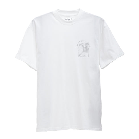 Carhartt S/S Okniceok 02 T-Shirt White I035440 4068584211072 Front Degliuberti