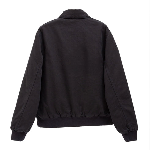 Carhartt Stanton Jacket Black Stone Washed I035617 4068584327261 Back Degliuberti