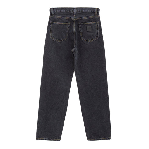 Carhartt Wip Aaron Pant Black Stone Wash I035879 4064958997016 Back Degli Uberti