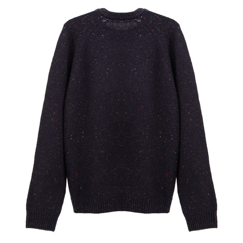 Carhartt WIP Anglistic Sweater Speckled Dark Navy I010977.IT4.XX.03 Degli Uberti